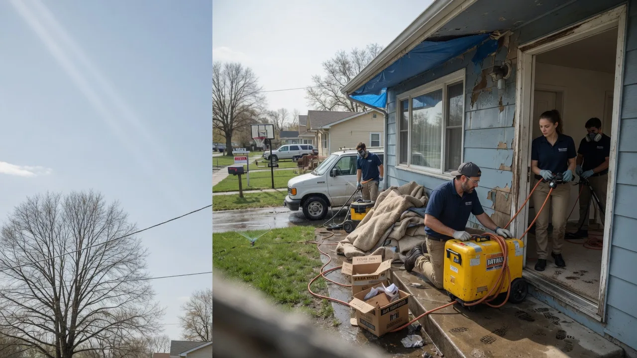 Basement Flood Cleanup in Penn, ND near me